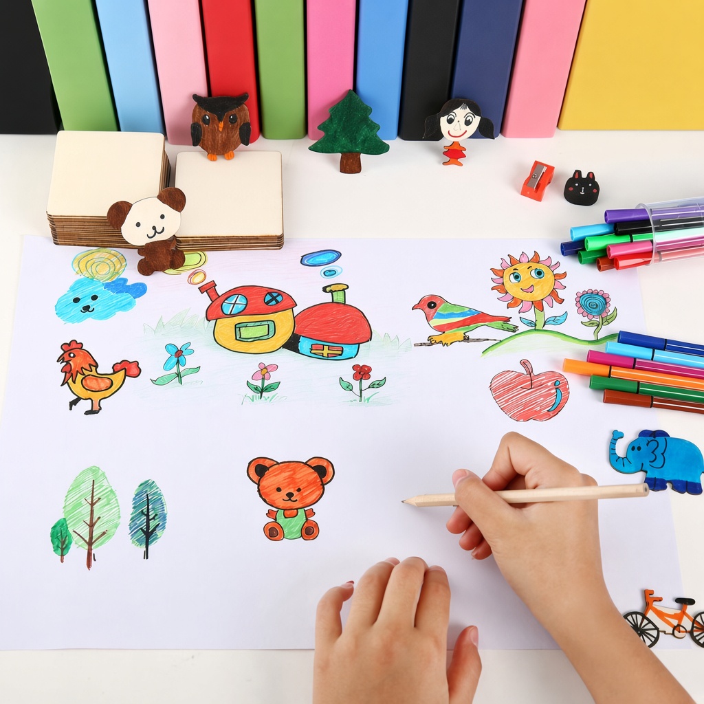 Plantillas de dibujo para manualidades (20 unidades)